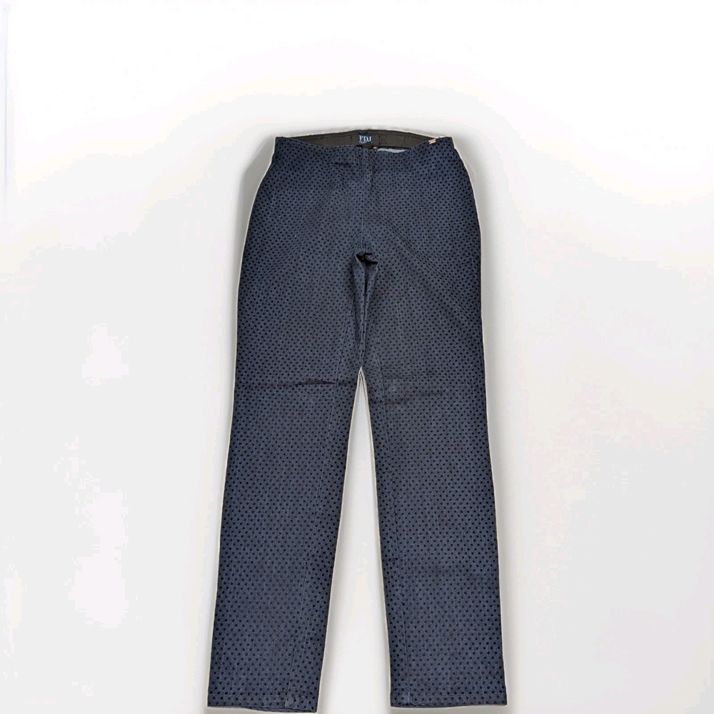 Quiet‎ Luxury Velvet Polka Dot Skinny Jeans Dark Academia FDJ Size 8